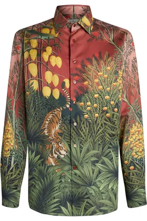 Etro Hemd mit Dschungel-Print