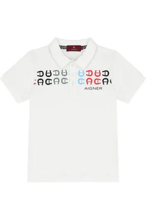 Aigner Poloshirt mit Logo-Print