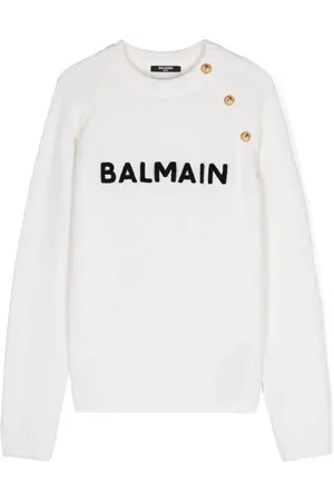 Balmain Pullover mit Logo-Stickerei