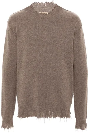 UMA WANG Pullover im Distressed-Look