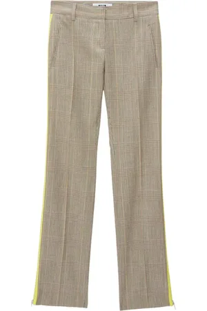 Msgm Gerade Hose mit Reißverschluss