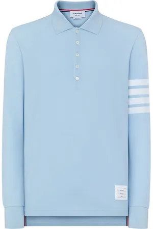 Thom Browne Langärmeliges Poloshirt mit Streifen