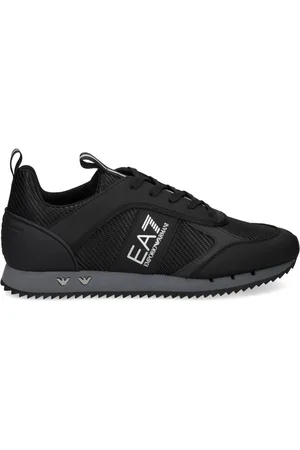 EA7 Sneakers mit Logo-Patch