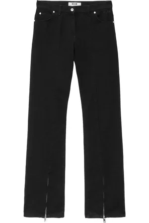 Msgm Halbhohe Straight-Leg-Jeans
