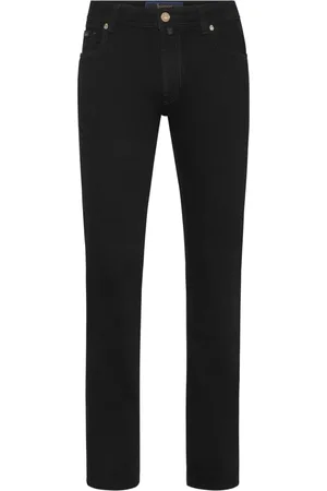 BILLIONAIRE Straight-Leg-Jeans mit Logo-Stickerei
