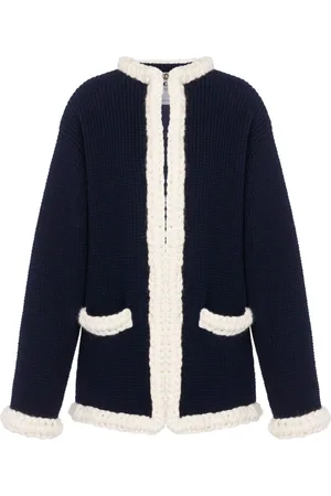 Moschino Cardigan mit Waffelstrick-Muster