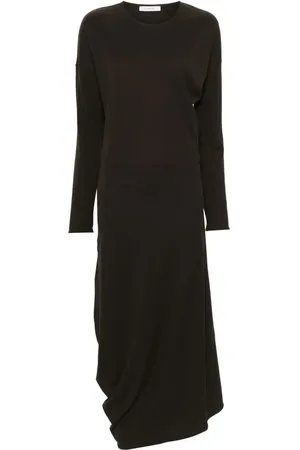 LEMAIRE Verdrehtes Kleid mit langen Ärmeln