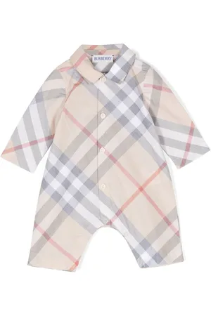 Burberry Strampler mit Karomuster