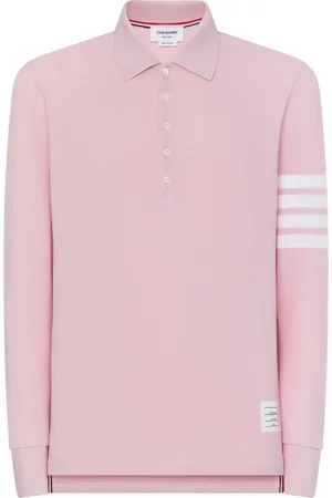 Thom Browne Langärmeliges Poloshirt mit Streifen