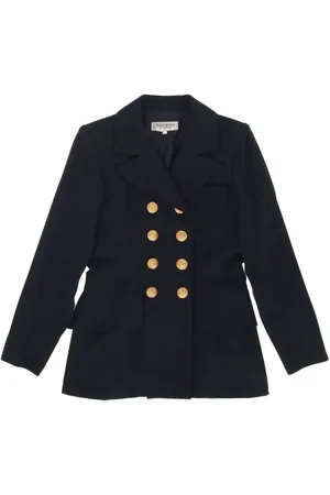 Saint Laurent 1990s doppelreihiger Wollblazer
