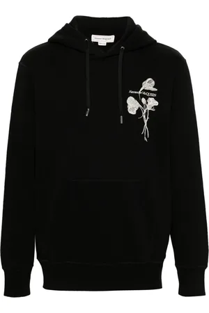 Alexander McQueen Hoodie mit Logo-Stickerei