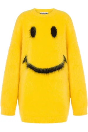 Moschino Kleid aus Intarsienstrick