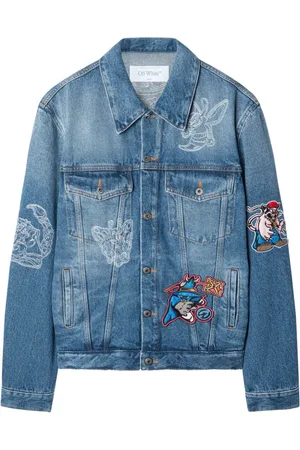 OFF-WHITE Character Skate Jeansjacke