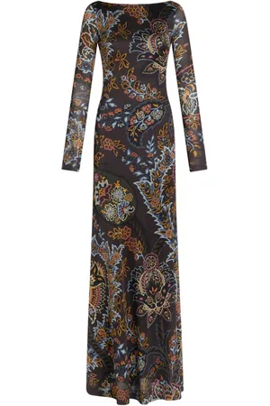 Etro Maxikleid mit Paisley-Print