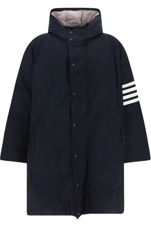 Thom Browne Daunenmantel mit Kapuze