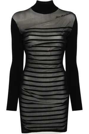 Jean Paul Gaultier Gestreiftes Minikleid