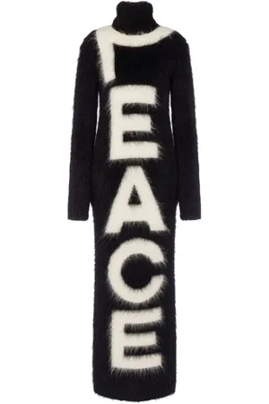 Moschino Gestricktes Intarsien-Kleid