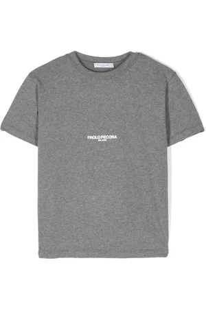 Paolo Pecora T-Shirt mit Logo-Applikation