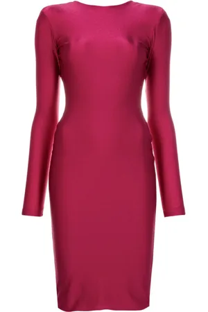 Lethicia Bronstein Gracie Midikleid mit V-Rückenausschnitt