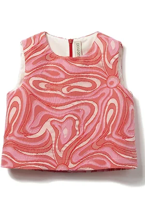 PUCCI Junior Top aus Marmo-Jacquard