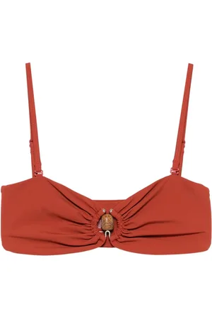 CHRISTOPHER ESBER Gerafftes Bandeau-Bikinioberteil