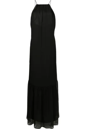 Lethicia Bronstein Maxikleid mit eckigem Ausschnitt