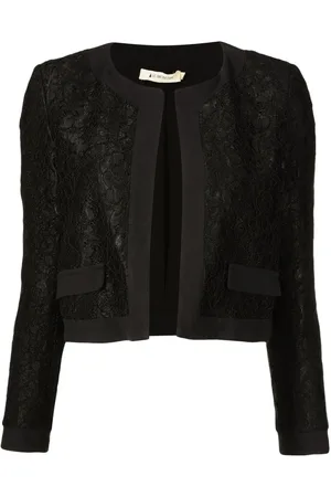 Lethicia Bronstein Cropped-Jacke mit Spitze