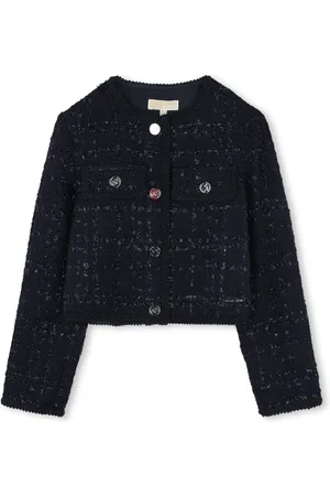 Michael Kors Tweed-Jacke mit Lurex-Detail