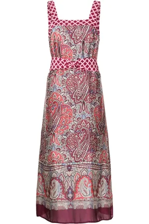 Lethicia Bronstein Midikleid mit Paisleymuster