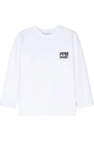 Paolo Pecora T-Shirt mit Logo-Applikation