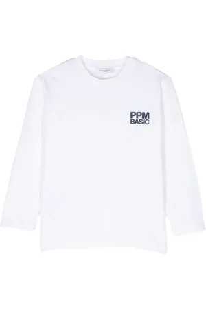 Paolo Pecora T-Shirt mit Logo-Applikation