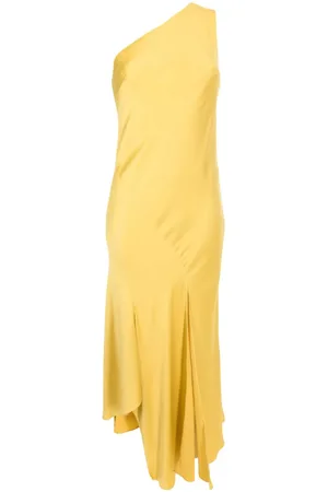 Lethicia Bronstein Asymmetrisches Satinkleid