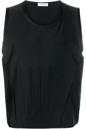 MUGLER Trägershirt mit rundem Ausschnitt