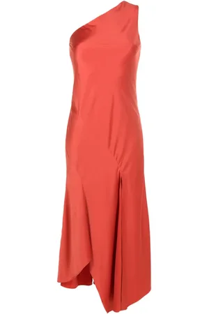 Lethicia Bronstein One-Shoulder-Kleid mit Satin-Finish