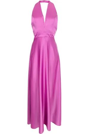 Lethicia Bronstein Maxikleid mit Satin-Finish