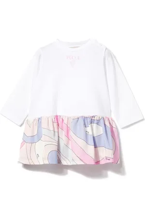 PUCCI Junior Kleid mit Marmo-Print
