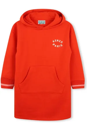 Kenzo Kapuzenkleid mit Logo-Print
