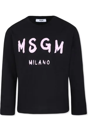 Msgm Langarmshirt mit Logo-Print