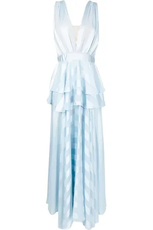 Lethicia Bronstein Gestreiftes Maxikleid
