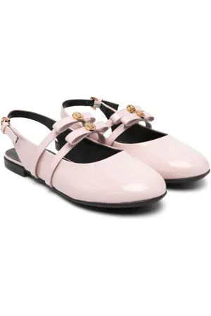 VERSACE Gianni Ribbon Ballerinas