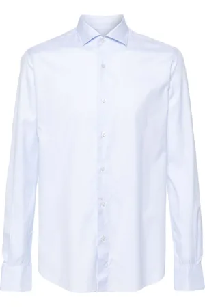 Glanshirt Oxford-Hemd aus Baumwolle
