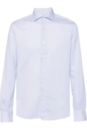 Glanshirt Gestreiftes Hemd