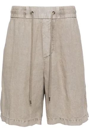 James Perse Leinenshorts mit geradem Bein
