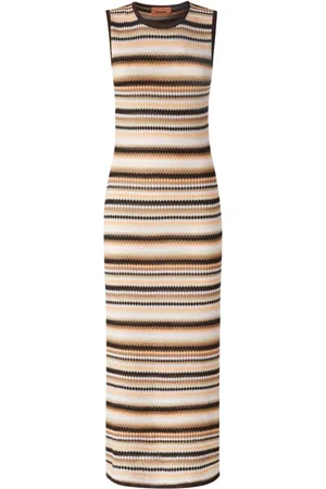 Missoni Gestreiftes Midikleid
