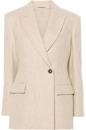 Brunello Cucinelli Sakko aus Filz-Finish