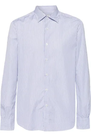 Glanshirt Gestreiftes Hemd