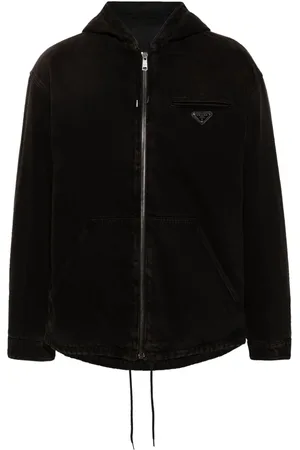 Prada Kapuzenjacke mit Logo
