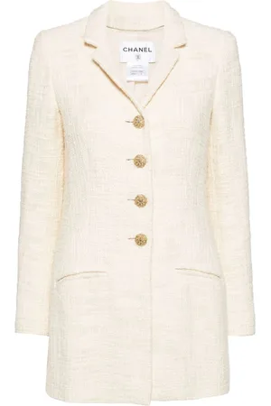 CHANEL 2012 einreihiger Tweed-Blazer