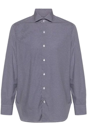 BARBA Hemd mit grafischem Print