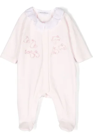 Tartine Et Chocolat Pyjama mit Hasenstickerei